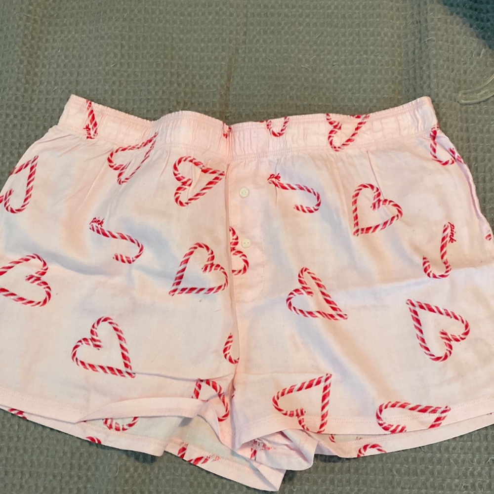 Brand new PINK candy canes boxer shorts